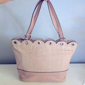 Nicole Miller Blush Pink Tote